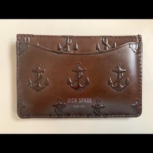 Jack Spade Embossed Anchor Credit Holder